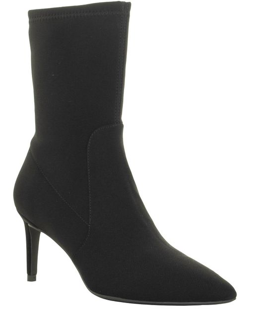stuart weitzman black wren 75 suede heeled ankle boots