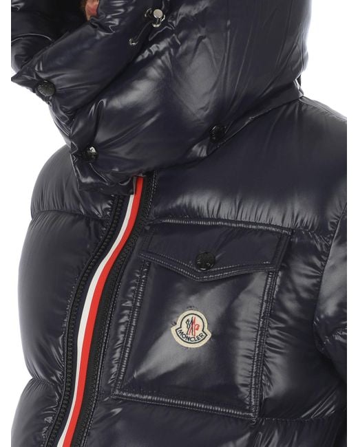 Moncler Synthetic Montbeliard Nylon Lacquer Puffer Jacket in Dark Blue ...