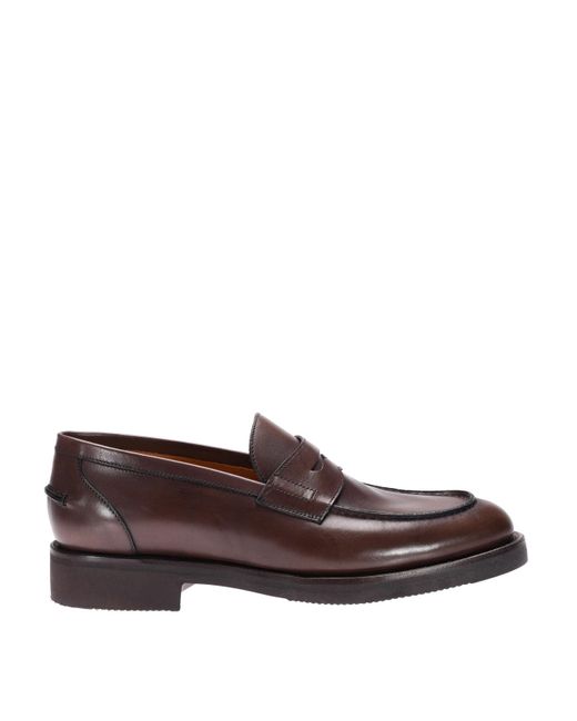 Neil Barrett Rubber Sole Glossy Leather Loafers in Dark Brown (Brown ...