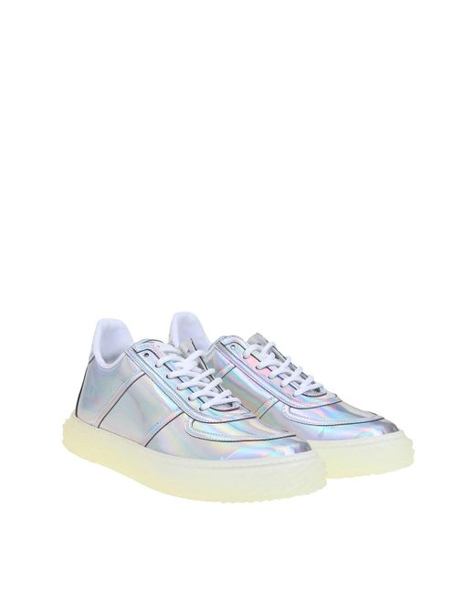 silver giuseppe shoes