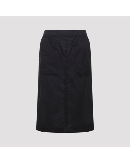 Saint Laurent Black Midi Skirt
