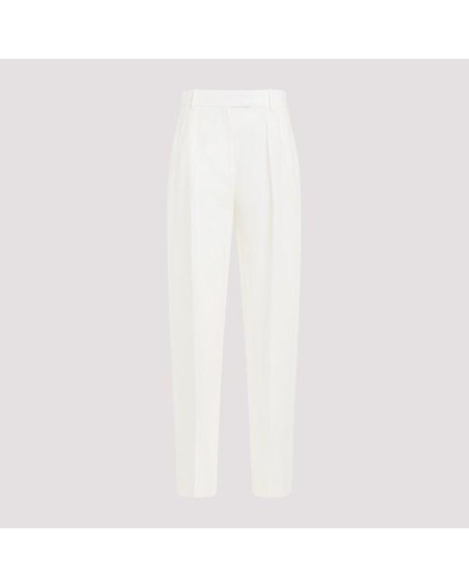 The Row White Pants