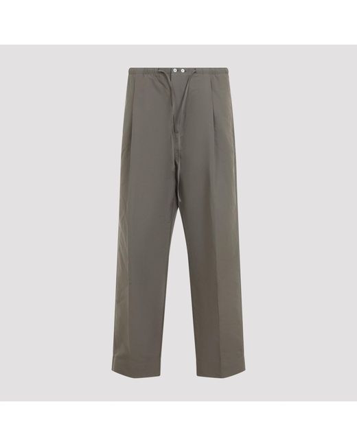 Bottega Veneta Gray Cotton Trousers for men