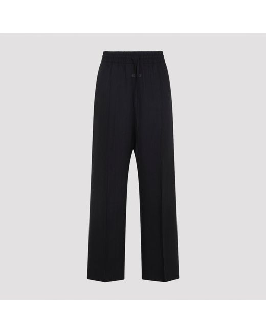 Fear Of God Black Wide Trousers for men