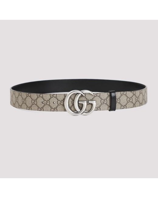 Gucci Black Reversible gg Marmont Belt for men