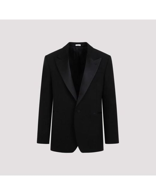 Alexander McQueen Black Large Tux Jacket for men