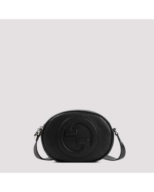 Gucci Black Blondie Shoulder Bag Unica