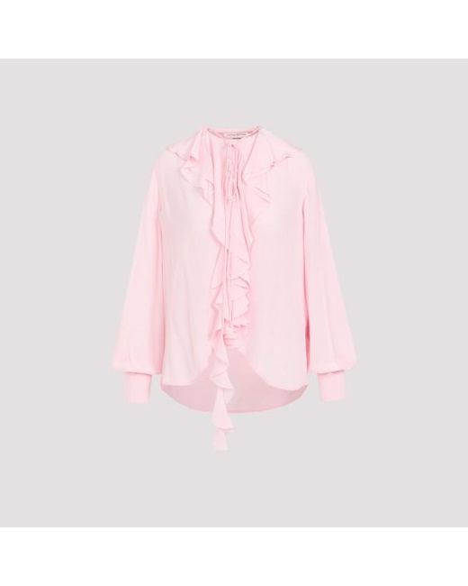 Victoria Beckham Pink Romantic Blouse