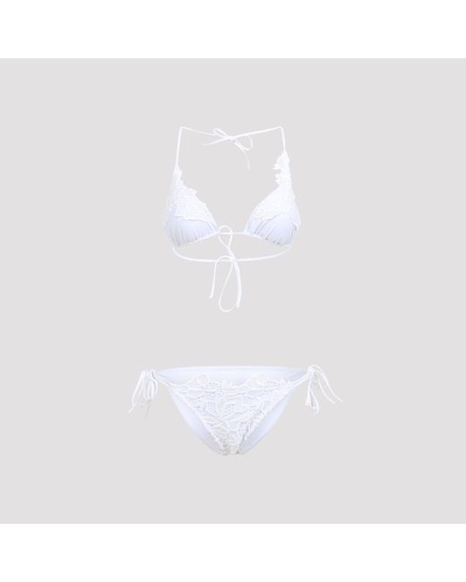 Ermanno Scervino White Polyamide Bikini
