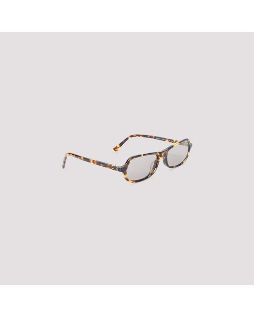 Miu Miu Metallic Acetate Sunglasses
