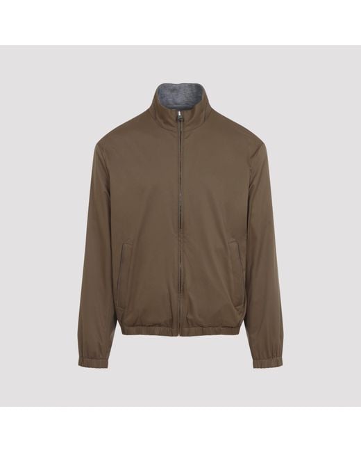 Canali Green Outerwear Jacket for men
