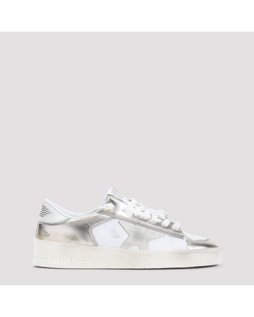 Golden Goose Deluxe Brand White Stardan Sneakers