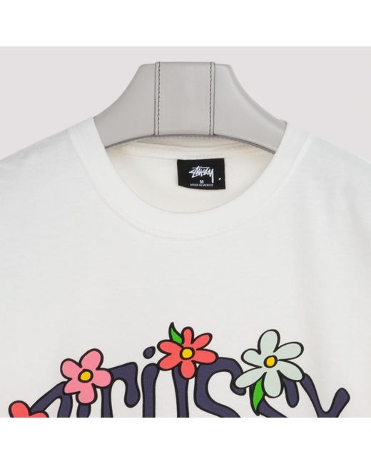 stussy flower t shirt