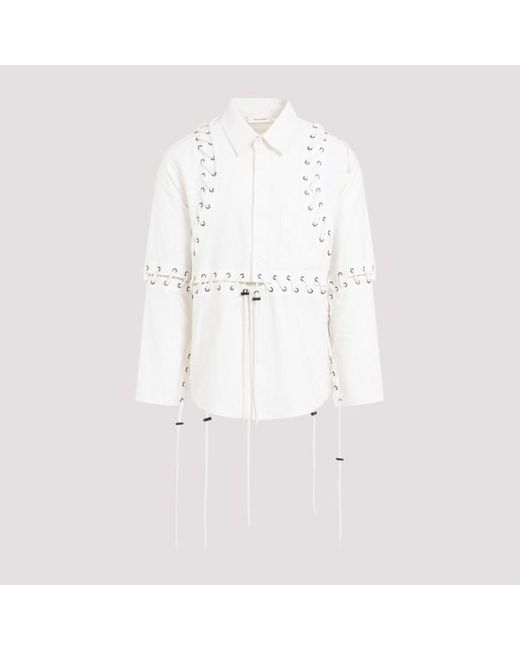 Craig Green White Decontructed Laced Hirt for men