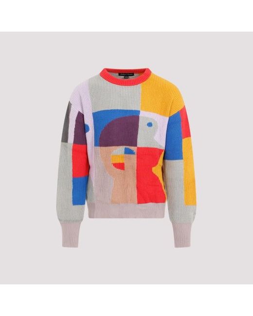 Kidsuper Pink Bauhaus Paint Palette Sweater for men