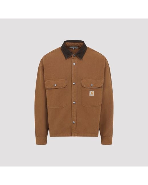 Carhartt Brown Prescott Cotton Jacket for men