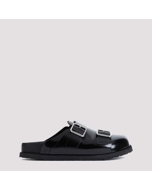 Birkenstock 1774 Black 222 West Shiny Leather Sandals for men