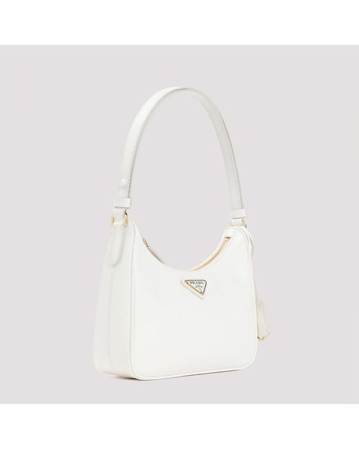 Prada white mini bag sales