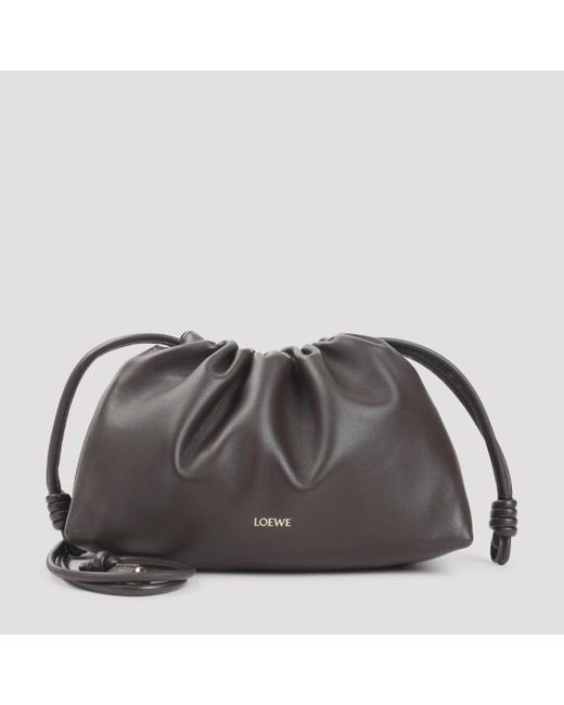Loewe Gray Flamenco Medium Purse Unica for men