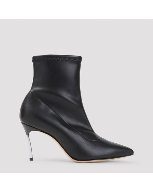 Casadei Black Blade Bootie