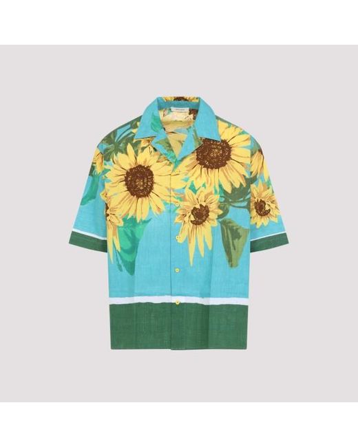 Craig Green Blue Towel Shirt for men