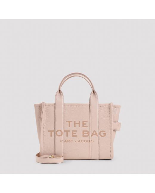 Marc Jacobs Pink The Leather Small Tote Bag