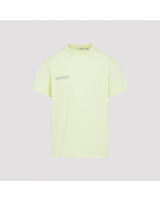 PANGAIA Yellow Soft Lime Cotton 365 Midweight T-Shirt