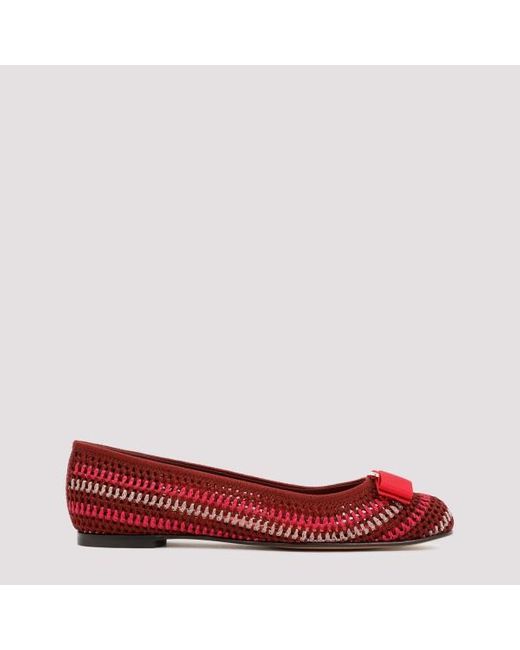 Ferragamo Red Varina Shoes