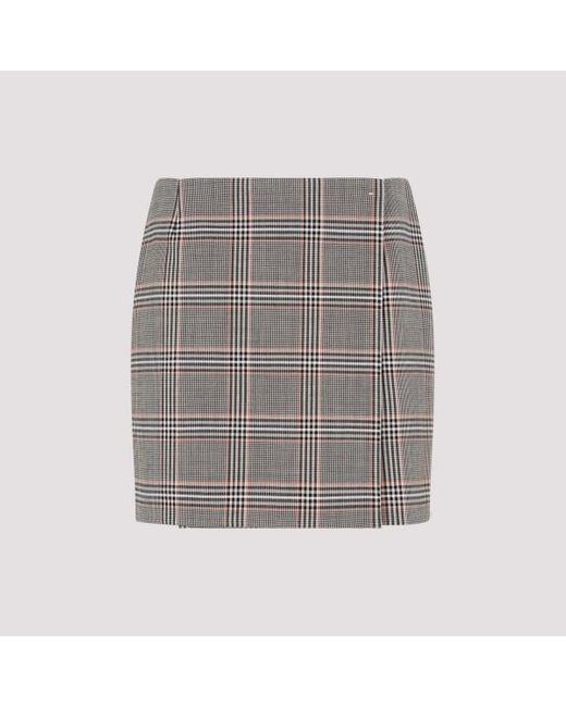 Sportmax Gray Staffa Mini Skirt