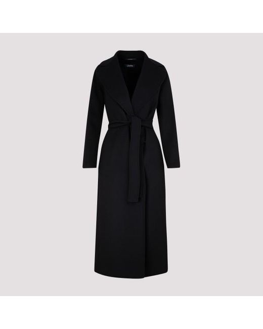 Max Mara Black Max Mara Poldo Wool Coat