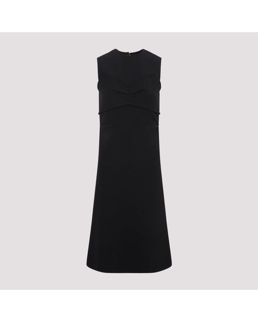 Sportmax Black Mirto Polyester Dress