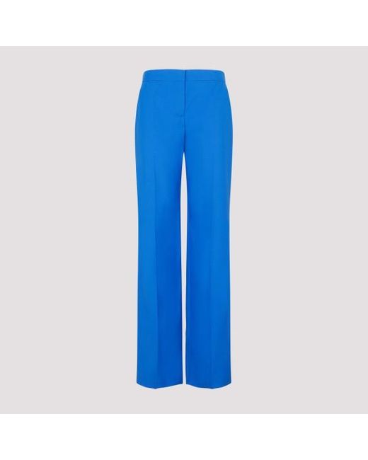 Alexander McQueen Blue Trousers