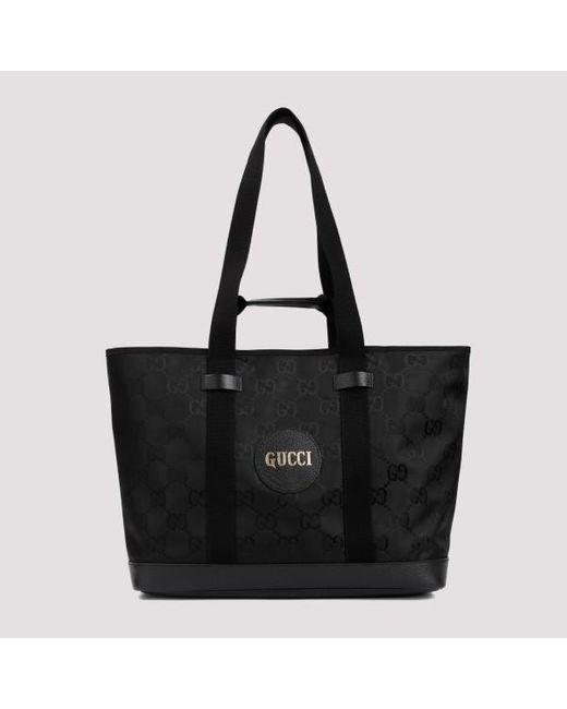 Gucci Black Nylon Tote Bag Unica for men