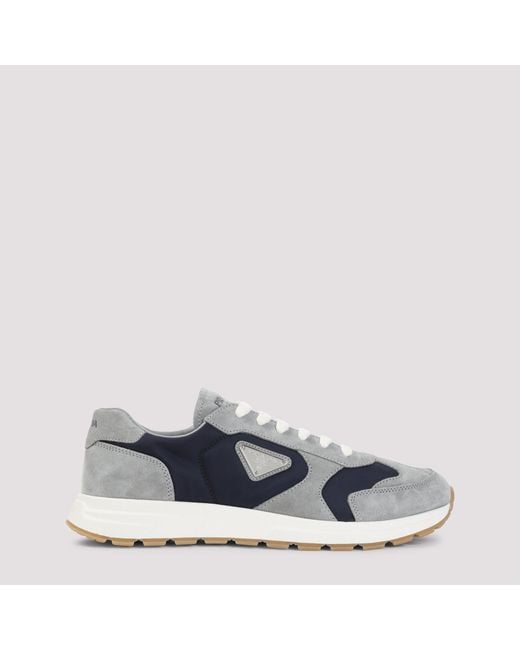Prada Blue Prax Sneakers for men