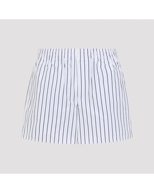 AMI Blue Ami Elasticated Shorts for men