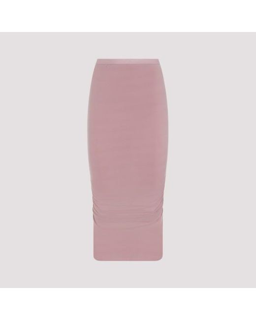 Rick Owens Pink Shirmp Skirt