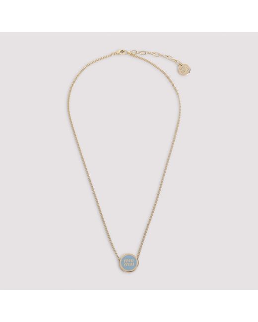 Miu Miu Metallic Necklaces