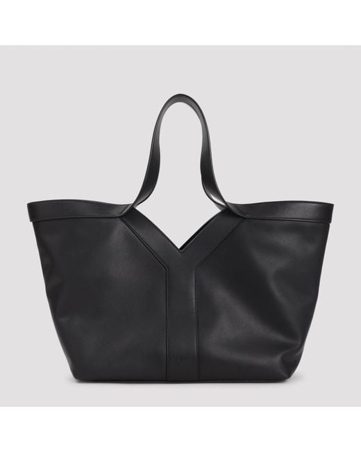 Saint Laurent Black Small Y Tote Bag