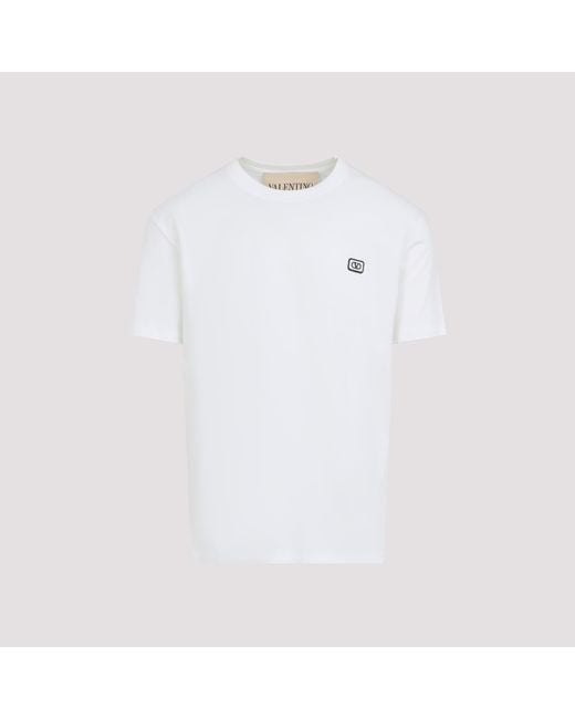 Valentino White T-Shirts Nude & Neutrals for men