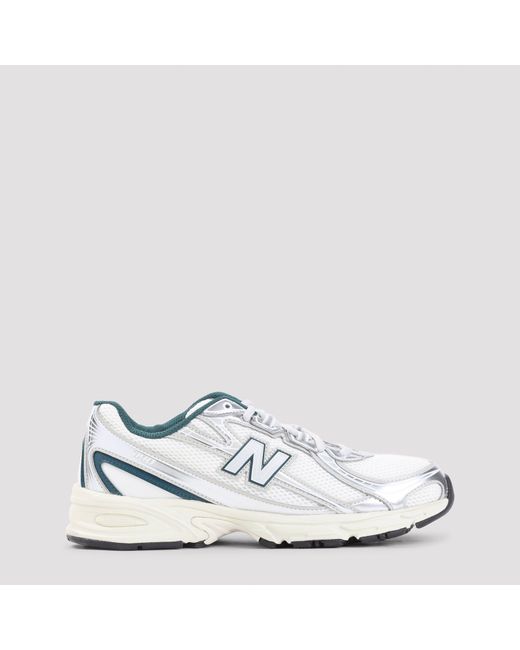 New Balance White 740 Sneakers