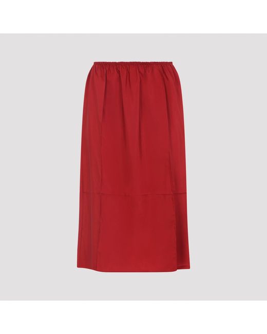 Carven Red Midi Skirts