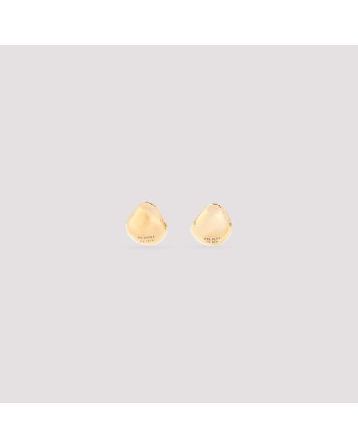 Phoebe Philo Pink Pebble Stud Earrings