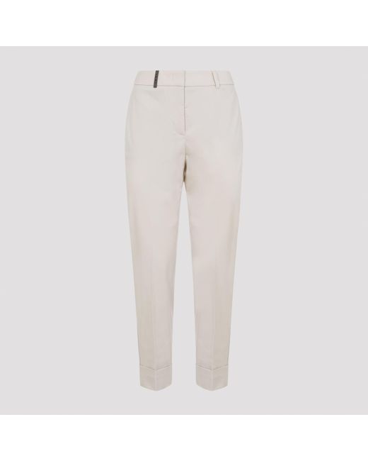 Peserico Natural Cotton Pants