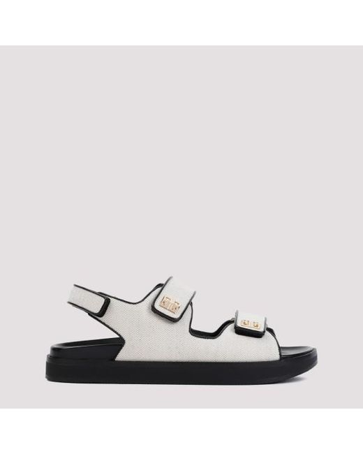 Givenchy Multicolor 4g Strap Flat Sandals