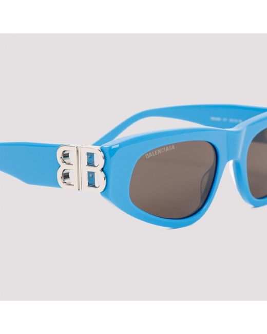 Balenciaga Dynasty Sunglasses in Blue | Lyst