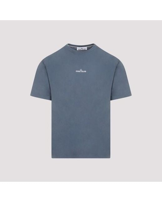 Stone Island Blue Stone Isand T-shirt for men