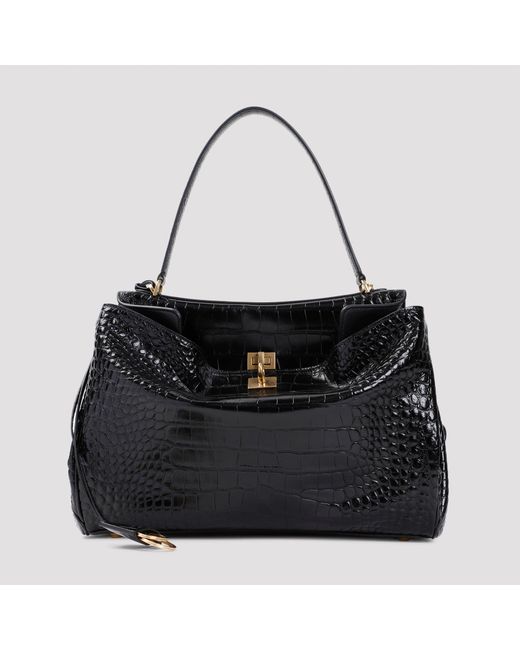 Balenciaga Black Rodeo Top Handle M Handbag
