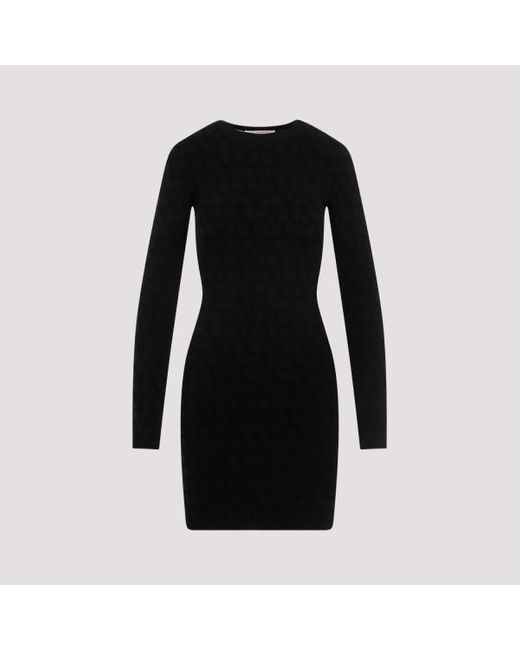 Valentino Black Knit Dress
