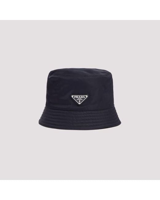 Prada Blue Bucket Hat for men