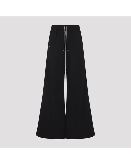 Rick Owens Black Relaxed Pants for men